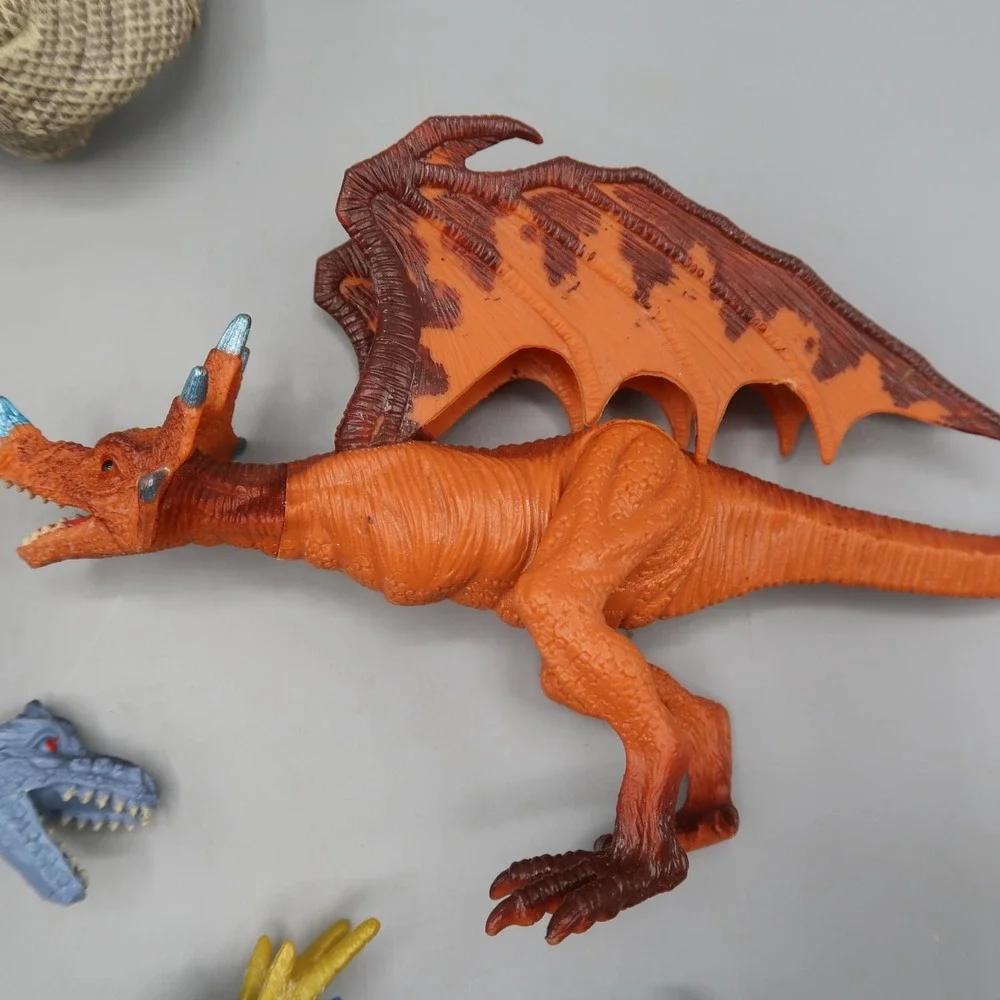 Dragons Lot Of 5 Poseable Kid Galaxy Dragons Toy Figure Fantasy 8 in